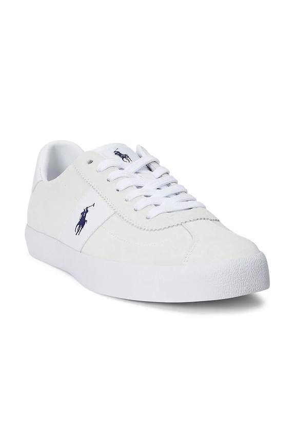 Polo Ralph Lauren leather sneakers Court Vlc 816961260001.001 white SS25