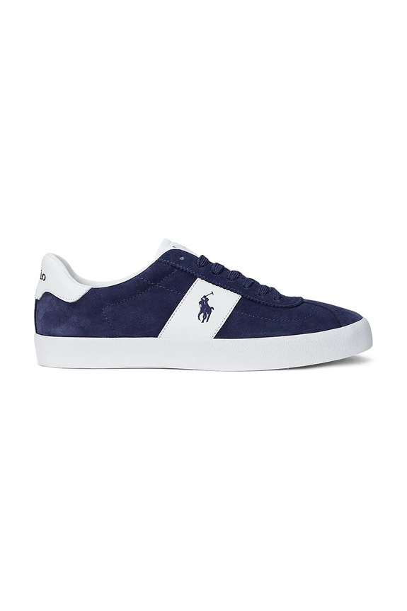 Σουέτ sneakers Polo Ralph Lauren Court Vlc Pp μικρό μπλε 816961260002.410