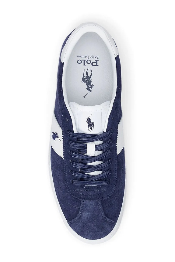 Σουέτ sneakers Polo Ralph Lauren Court Vlc Pp 816961260002.410 μπλε