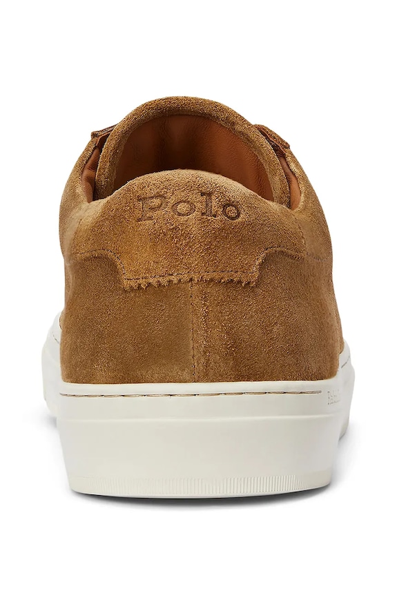 Obuća Tenisice od brušene kože Polo Ralph Lauren Jermain Lux 809949793003.270 smeđa