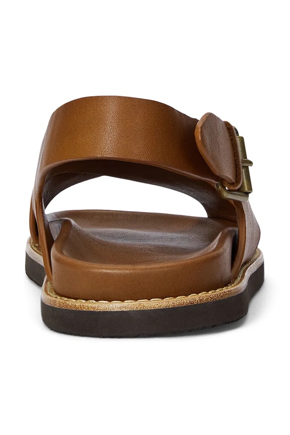 Boty Kožené sandály Polo Ralph Lauren Zane 803961444001.200 hnědá