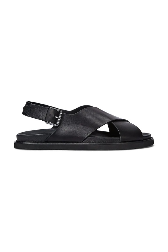 Kožené sandály Polo Ralph Lauren Zane černá 803961444002.001