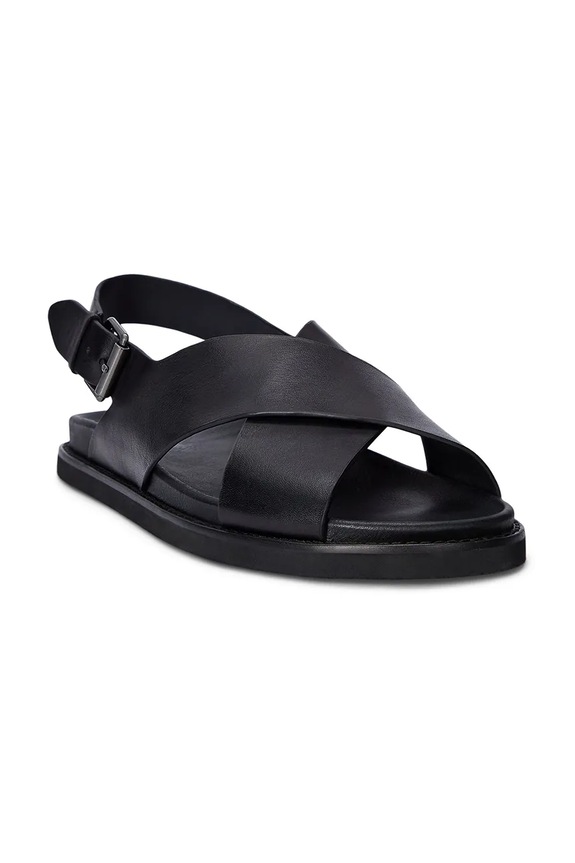 Kožené sandály Polo Ralph Lauren Zane 803961444002.001 černá SS26