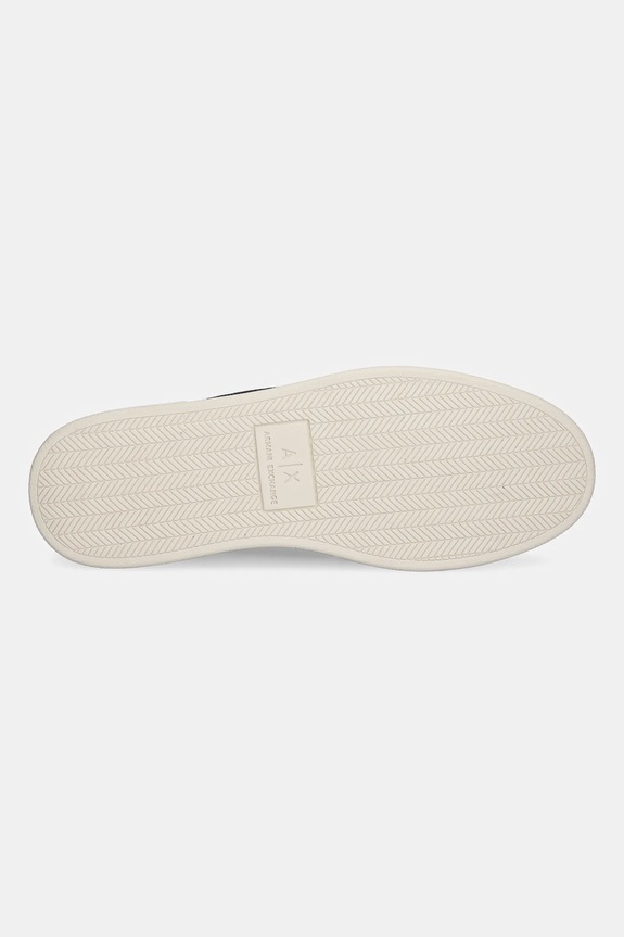 Armani Exchange mokasyny skórzane XUY011.XV868.U645 granatowy