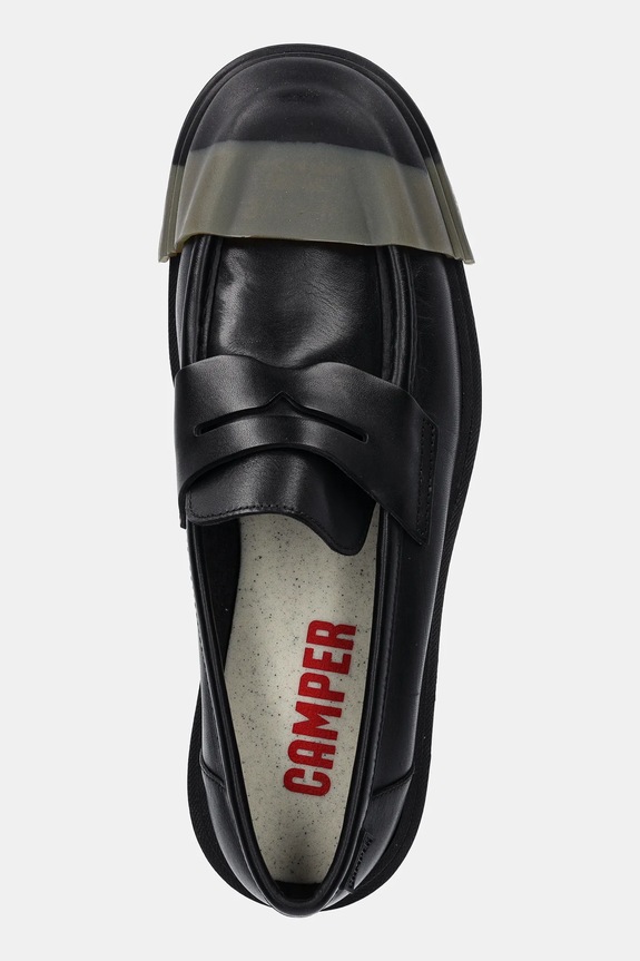 Camper mokasyny skórzane Junction czarny K100956.006