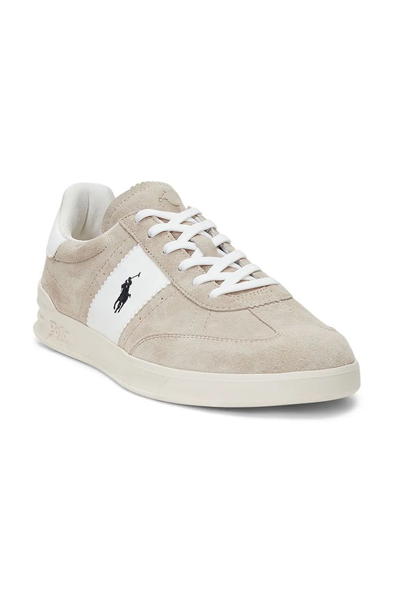 Tenisice od brušene kože Polo Ralph Lauren HRT Aera PP 809960995003.250 bež SS26