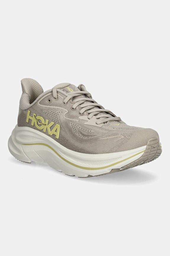 Παπούτσια για τρέξιμο Hoka Clifton 10 υφασμάτινο μπεζ 1162030