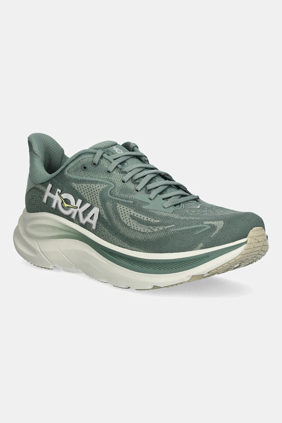 Hoka pantofi de alergat Clifton 10 sintetic verde 1162030
