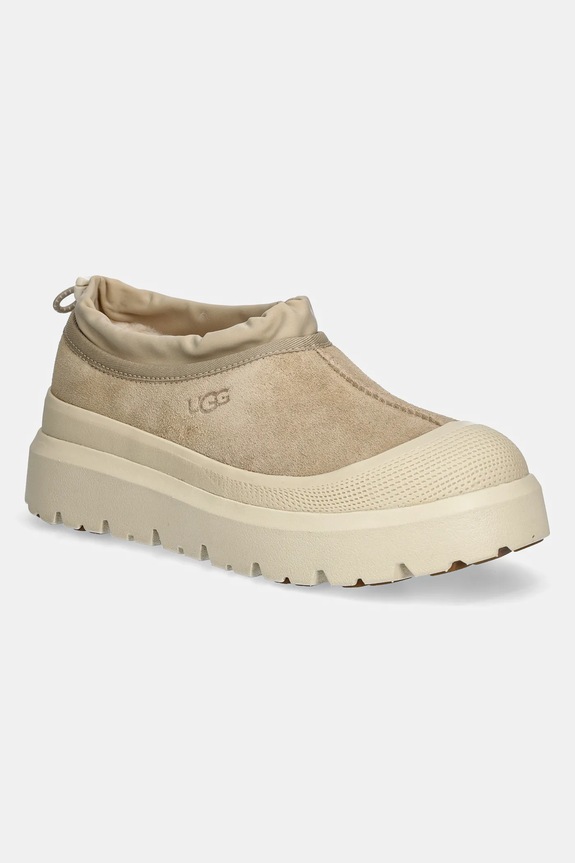 UGG śniegowce Tasman Weather Hybrid syntetyczny beżowy 1144096.MSDC