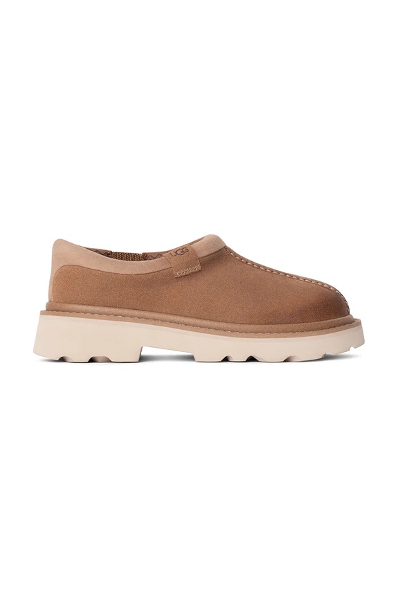Μοκασίνια σουέτ UGG Tasman Lug δέρμα σαμουά καφέ 1166913.CHE