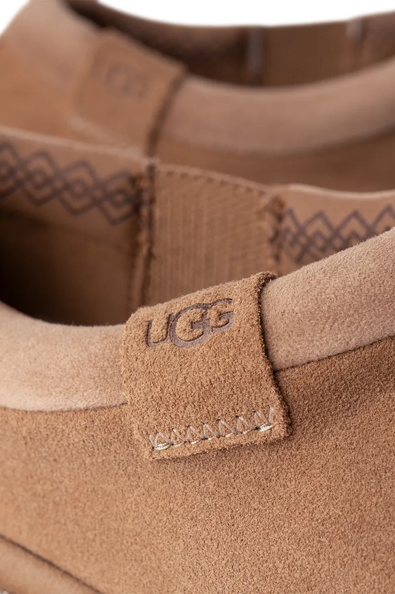 Παπούτσια Μοκασίνια σουέτ UGG Tasman Lug 1166913.CHE καφέ