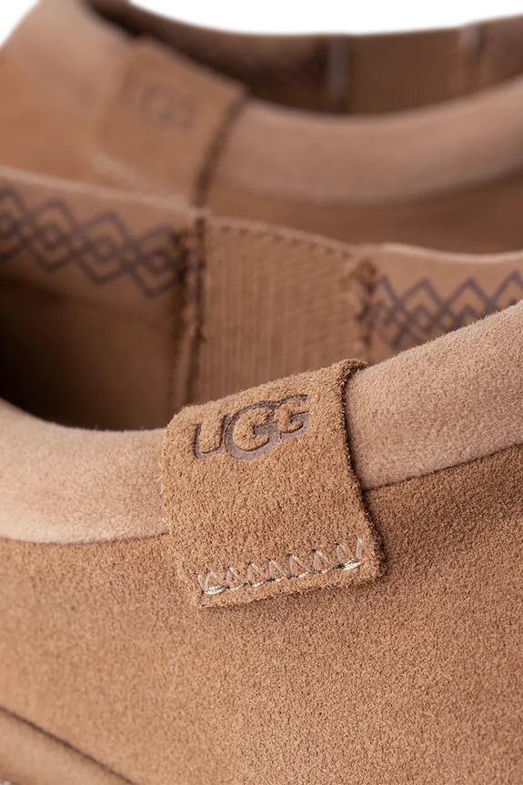 Παπούτσια Μοκασίνια σουέτ UGG Tasman Lug 1166913.CHE καφέ