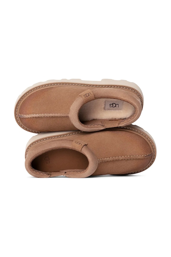 Μοκασίνια σουέτ UGG Tasman Lug 1166913.CHE καφέ