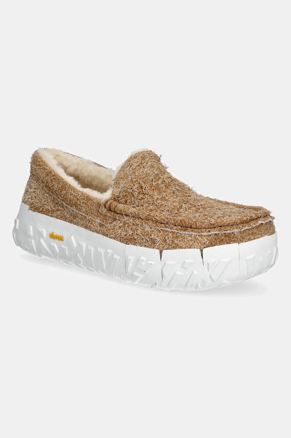 UGG mocasini din piele intoarsa Ascot Wrap Tech piele întoarsă maro 1167670.CHE
