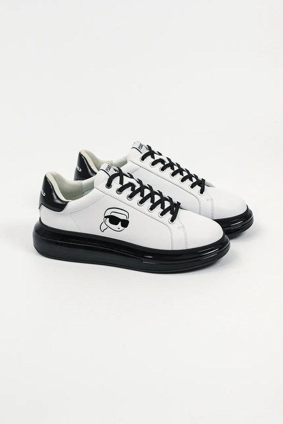 Karl Lagerfeld sneakers din piele KAPRI KUSHION KL52630N.010 alb SS25