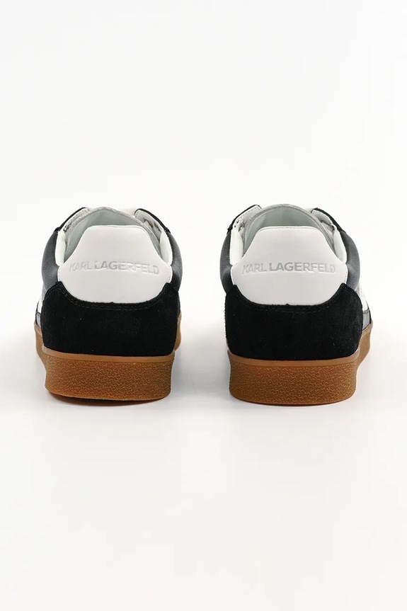 Obuwie Karl Lagerfeld sneakersy skórzane KANDIDATE KL53855.301 czarny