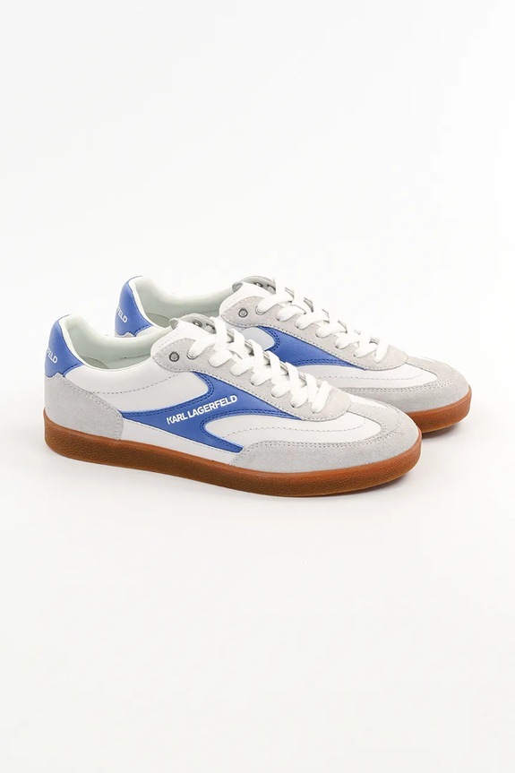 Karl Lagerfeld sneakersy skórzane KANDIDATE KL53855.31B biały SS25