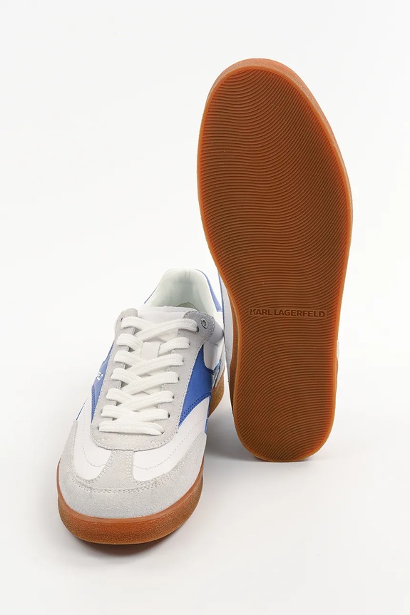 Karl Lagerfeld sneakersy skórzane KANDIDATE KL53855.31B biały