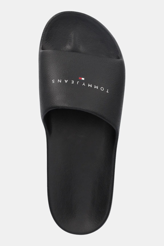 Tommy Jeans klapki BASIC SANDAL czarny EM0EM01559