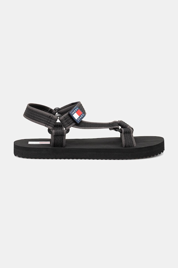 Sandali Tommy Jeans CASUAL SANDAL EM0EM01563 siva SS25