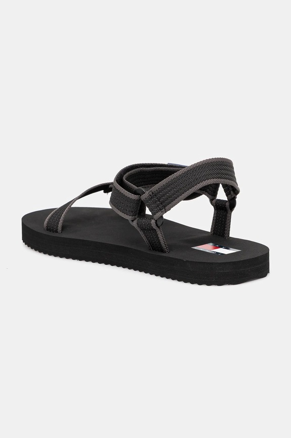 Obutev Sandali Tommy Jeans CASUAL SANDAL EM0EM01563 siva