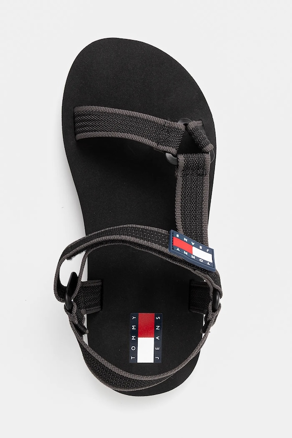 Sandali Tommy Jeans CASUAL SANDAL siva EM0EM01563