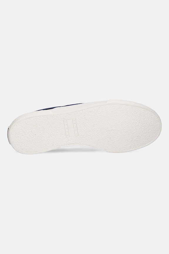 Tenisky Tommy Jeans SLIP ON CANVAS COLOR EM0EM01544 tmavomodrá