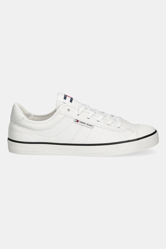 Tenisky Tommy Jeans VULCANIZED BUMPER EM0EM01545 biela SS25