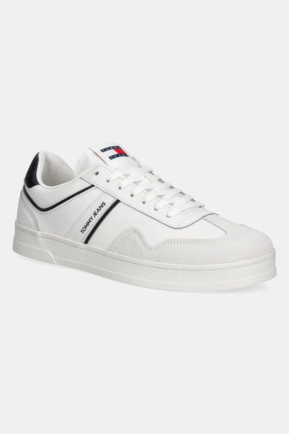 Tommy Jeans sneakersy THE GREENWICH LEATHER syntetyczny biały EM0EM01571