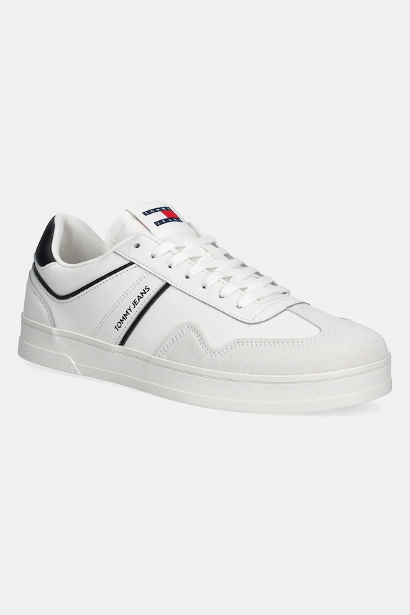 Tommy Jeans sneakersy THE GREENWICH LEATHER syntetyczny biały EM0EM01571