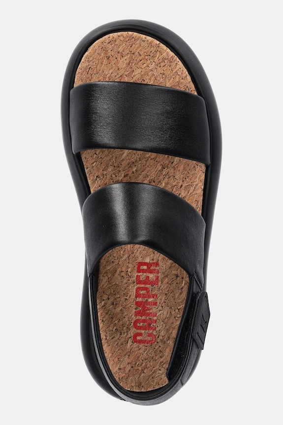 Kožené sandály Camper Pelotas Flota Sandal černá K101030.001
