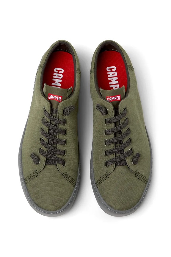 Δερμάτινα sneakers Camper Peu Touring πράσινο K100881.016
