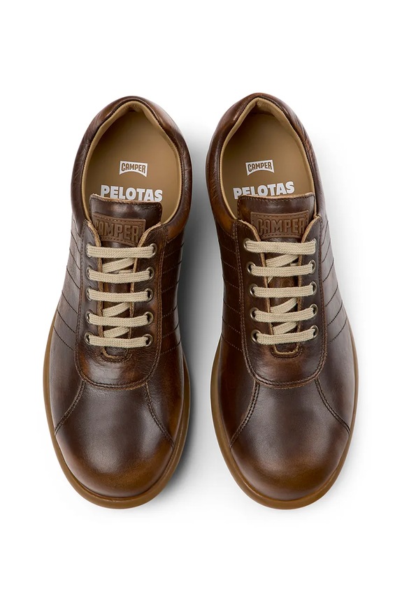 Camper sneakers in pelle Pelotas Ariel marrone 16002.334