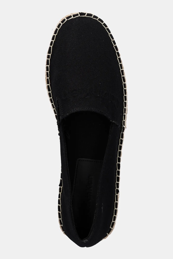 Εσπαντρίγιες Calvin Klein ESPADRILLE CV LOGO μαύρο HM0HM01808