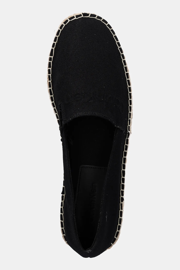 Εσπαντρίγιες Calvin Klein ESPADRILLE CV LOGO μαύρο HM0HM01808