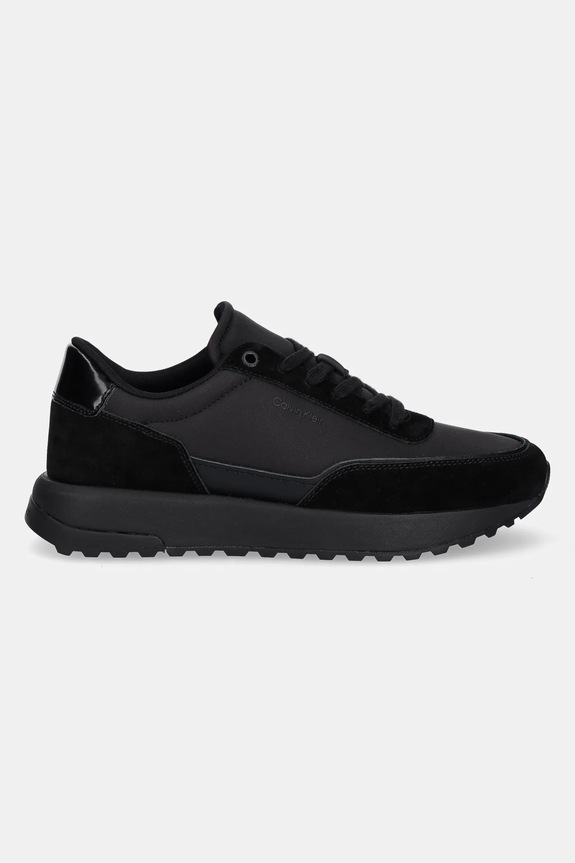 Sneakers Calvin Klein LOW TOP LACE UP REPREVE MIX HM0HM01714 μαύρο SS25