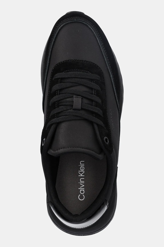 Sneakers Calvin Klein LOW TOP LACE UP REPREVE MIX μαύρο HM0HM01714