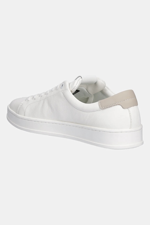 Παπούτσια Δερμάτινα sneakers Calvin Klein LOW TOP LACE UP NU HM0HM01758 λευκό