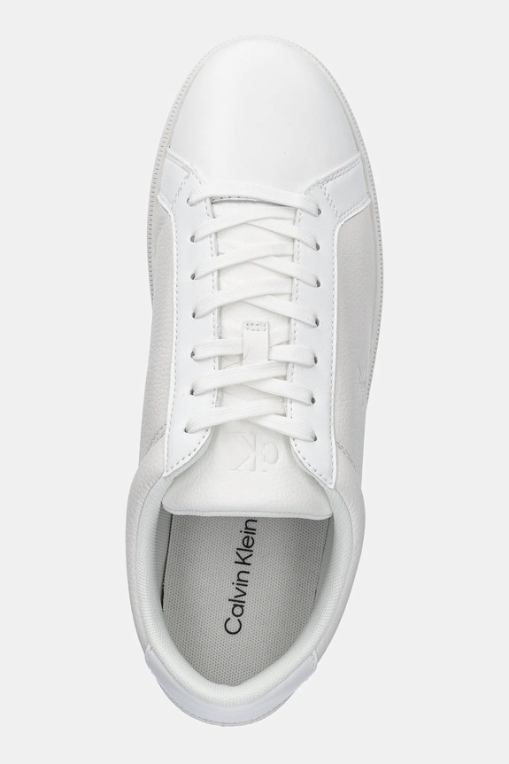 Tenisky Calvin Klein Jeans LOW PROFILE CUPSOLE CM biela YM0YM01190
