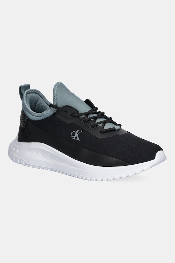 Tenisky Calvin Klein Jeans EVA RUNNER TECH RIPSTOP ultra ľahké čierna YM0YM01203