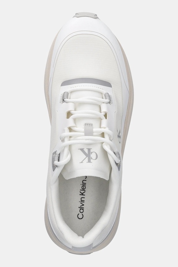 Tenisice Calvin Klein Jeans ATHLEISURE RUNNER TECH RIPSTOP bijela YM0YM01205