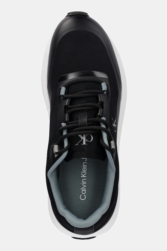 Sneakers boty Calvin Klein Jeans ATHLEISURE RUNNER TECH RIPSTOP černá YM0YM01205