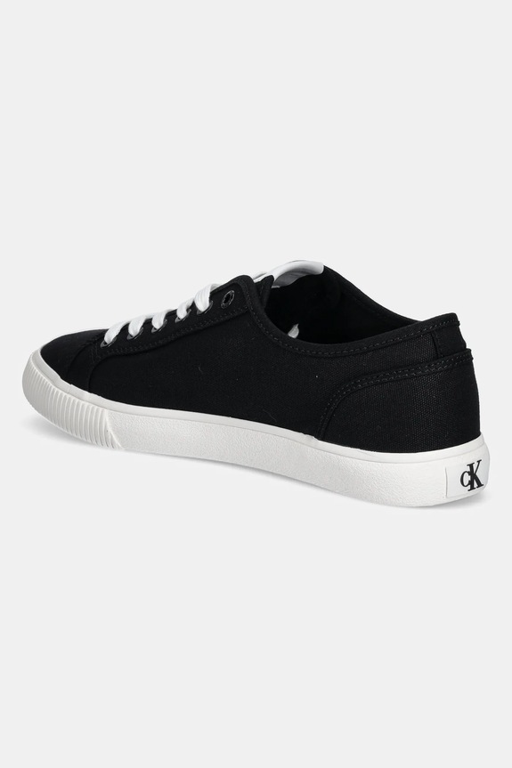 Boty Tenisky Calvin Klein Jeans ESS VULC LOW MG CANVAS YM0YM01209 černá