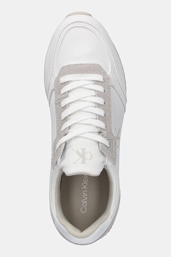 Calvin Klein Jeans sneakers RUNNER SOCK LACEUP MG CANVAS bianco YM0YM01217