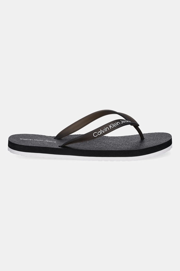 Calvin Klein Jeans șlapi THONG+ TPU YM0YM01265 negru SS25