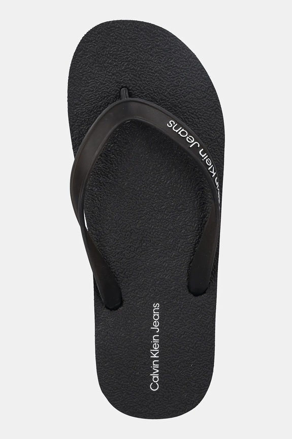 Calvin Klein Jeans șlapi THONG+ TPU negru YM0YM01265