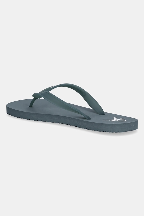 Cipők Calvin Klein Jeans flip-flop BEACH SANDAL TRANSPARENT TPU YM0YM01267 türkiz