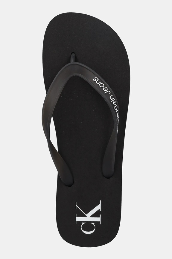 Calvin Klein Jeans japonki BEACH SANDAL TRANSPARENT TPU czarny YM0YM01267