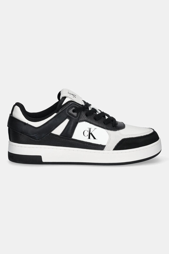 Topánky Calvin Klein Jeans BASKET CUP LOW LACEUP LTH MIX YM0YM01308 čierna SS25
