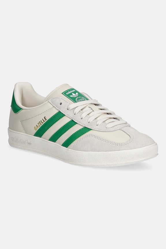 Tenisky adidas Originals Gazelle Indoor usňová koža béžová JH5409